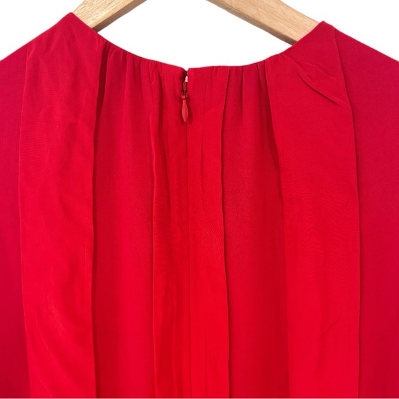 Everlane Red The City Stripe Ruched Dress - Picture 9 of 15